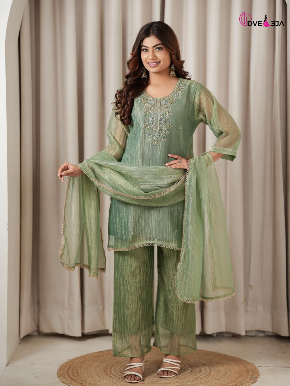 Gulzar Dveeja Fashion Salsa Readymade Plazzo Style Suits Exporter India