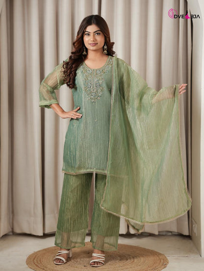 Gulzar Dveeja Fashion Salsa Readymade Plazzo Style Suits Exporter India