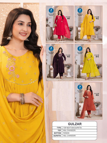 Gulzar Kaya Mul Readymade Pant Style Suits Manufacturer Ahmedabad