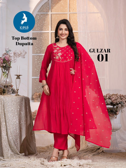 Gulzar Kaya Mul Readymade Pant Style Suits Manufacturer Ahmedabad