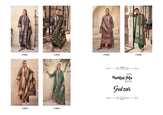 Gulzar Mumtaz Arts Pure Viscose Pashmina Suits Manufacturer India