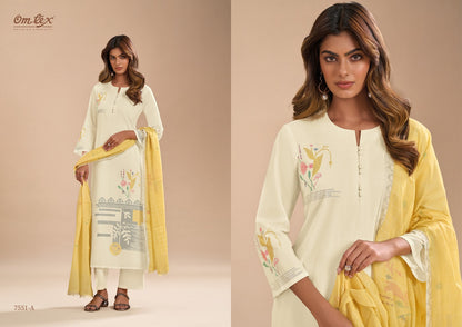 Gulzar Omtex Lawn Pant Style Suits Exporter Ahmedabad