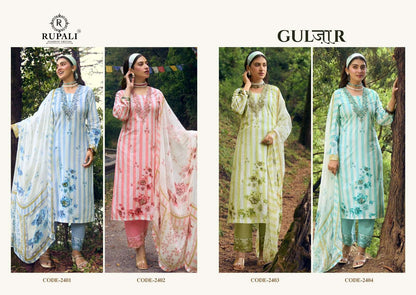 Gulzar Rupali Cambric Lawn Pakistani Salwar Suits Exporter India