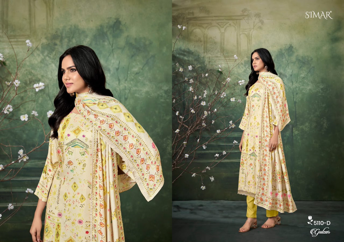 Gulzar Simar Viscose Pashmina Suits Exporter India