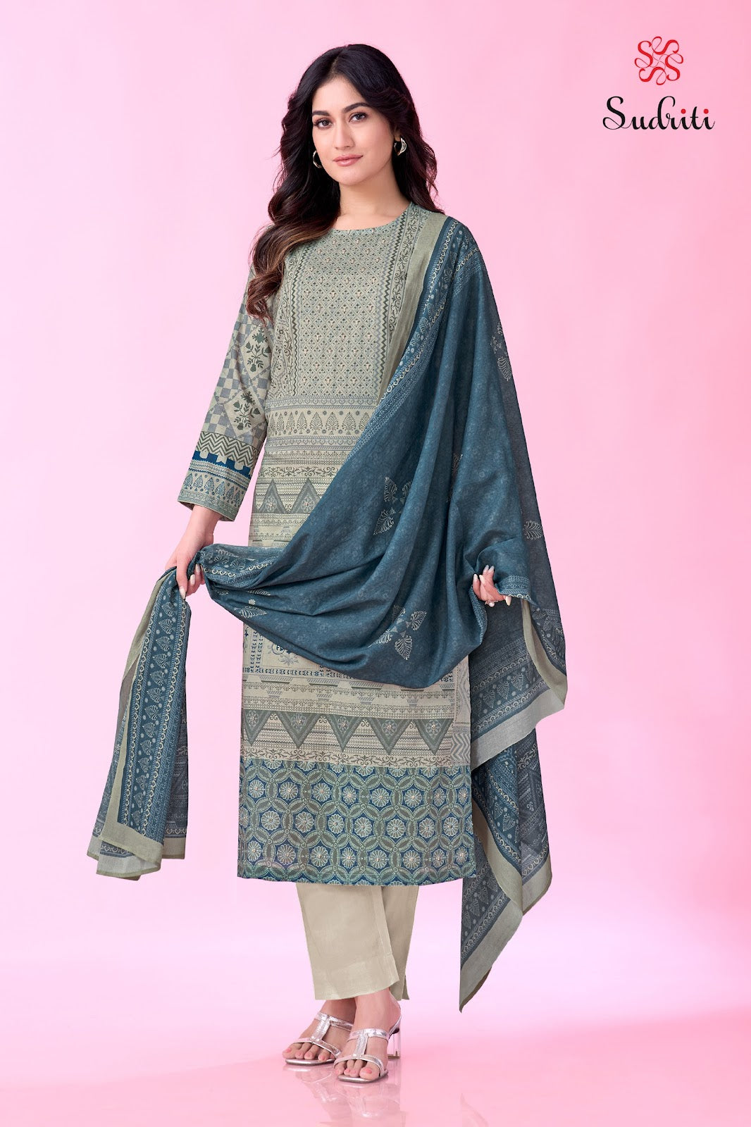 Gulzar Vibes Sudriti Sahiba Pure Cotton Pant Style Suits Wholesale Rate