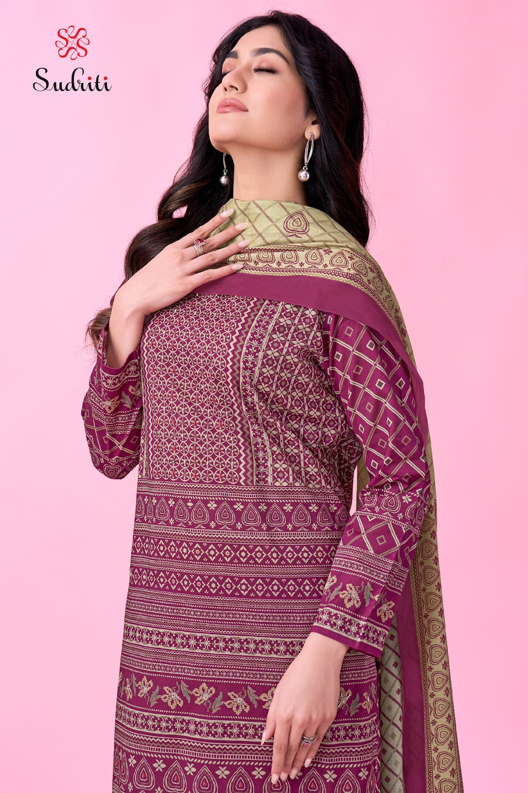 Gulzar Vibes Sudriti Sahiba Pure Cotton Pant Style Suits Wholesale Rate