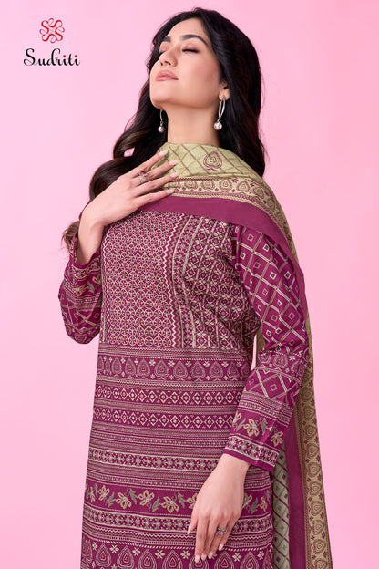 Gulzar Vibes Sudriti Sahiba Pure Cotton Pant Style Suits Wholesale Rate