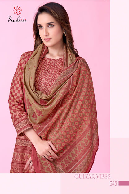 Gulzar Vibes Sudriti Sahiba Pure Cotton Pant Style Suits Wholesale Rate