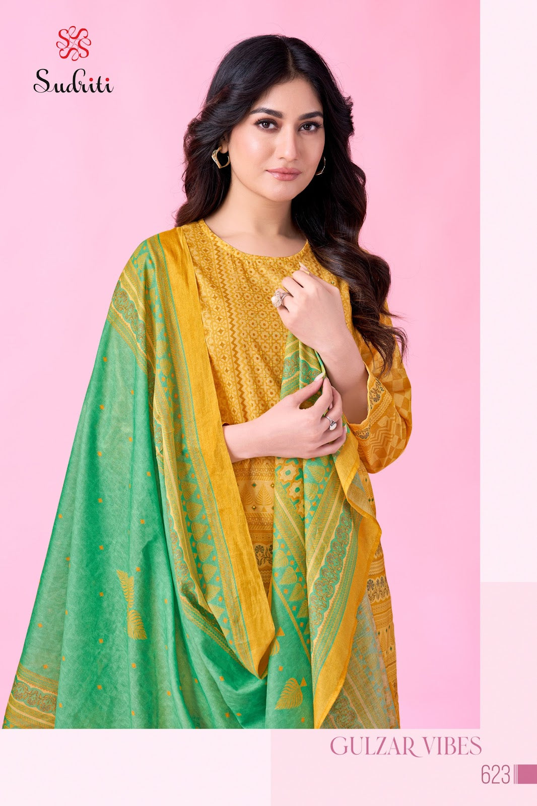 Gulzar Vibes Sudriti Sahiba Pure Cotton Pant Style Suits Wholesale Rate