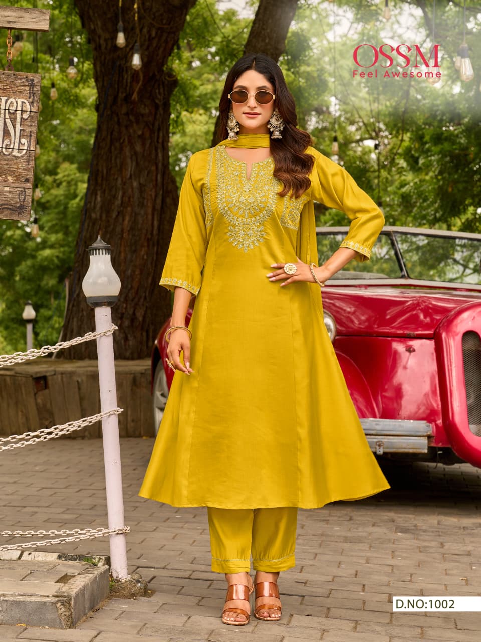 Gulzar Vol 2 Ossm Roman Silk Readymade Pant Style Suits Manufacturer India