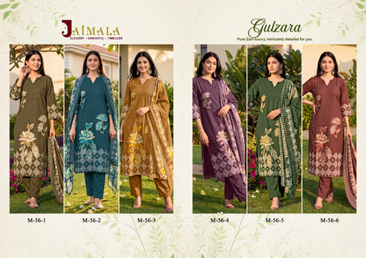 Gulzara Jaimala Pure Zam Karachi Readymade Suits Wholesaler India