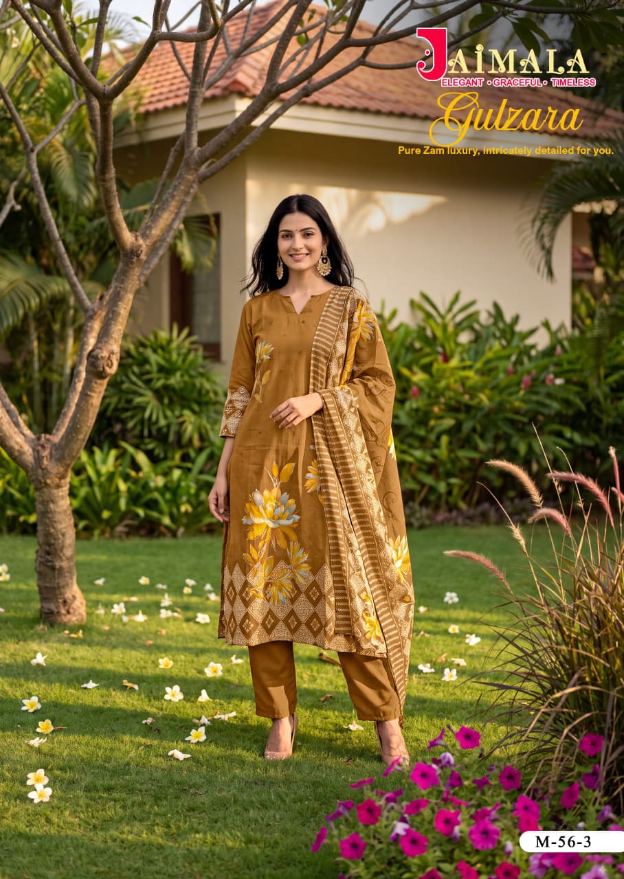 Gulzara Jaimala Pure Zam Karachi Readymade Suits Wholesaler India