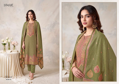 Gulzarish Simar Jacquard Pant Style Suits Wholesale Rate