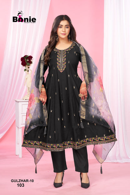 Gulzhar Bonie Vatican Readymade Anarkali Suits Wholesale Price