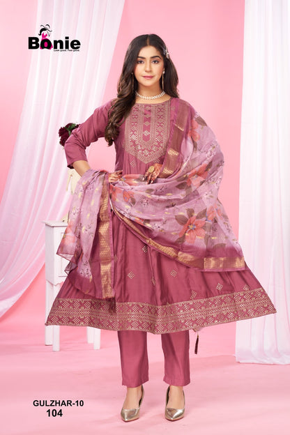 Gulzhar Bonie Vatican Readymade Anarkali Suits Wholesale Price