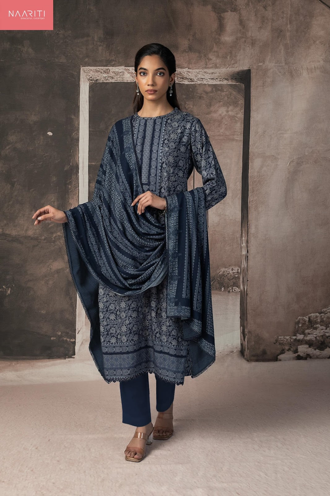 Gunaar Naariti Pashmina Suits Wholesale Rate