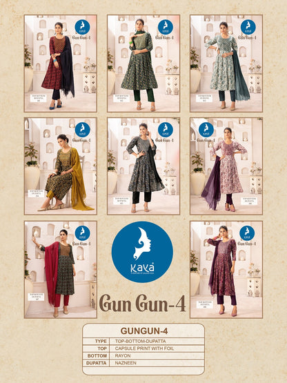 Gungun 4 Kaya Capsule Readymade Pant Style Suits Manufacturer