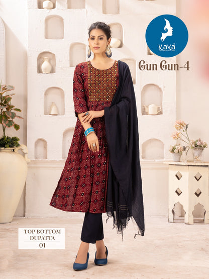 Gungun 4 Kaya Capsule Readymade Pant Style Suits Manufacturer