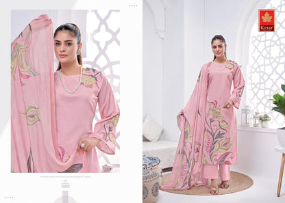 Gunj Kesar Cambric Pant Style Suits Manufacturer India