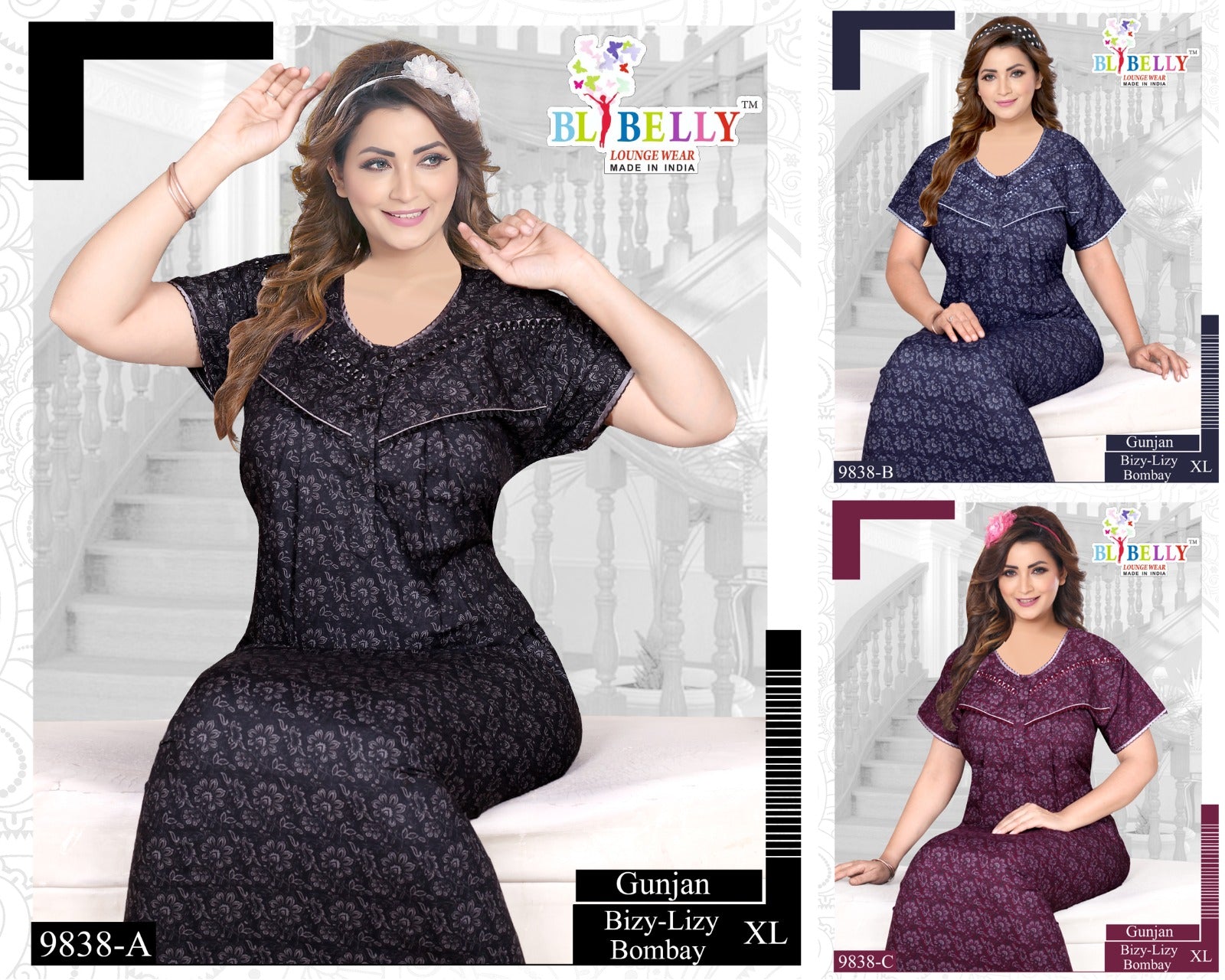 Gunjan Belly Bombay Night Gowns Wholesale