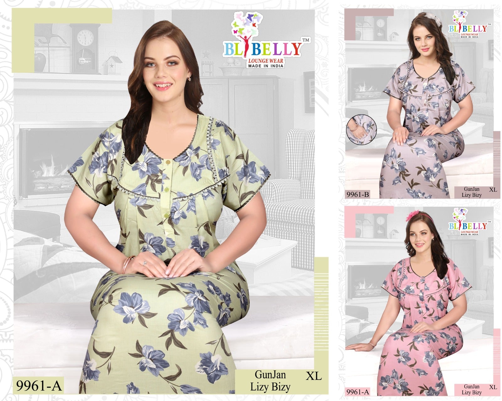 Gunjan Belly Bombay Night Gowns Wholesale