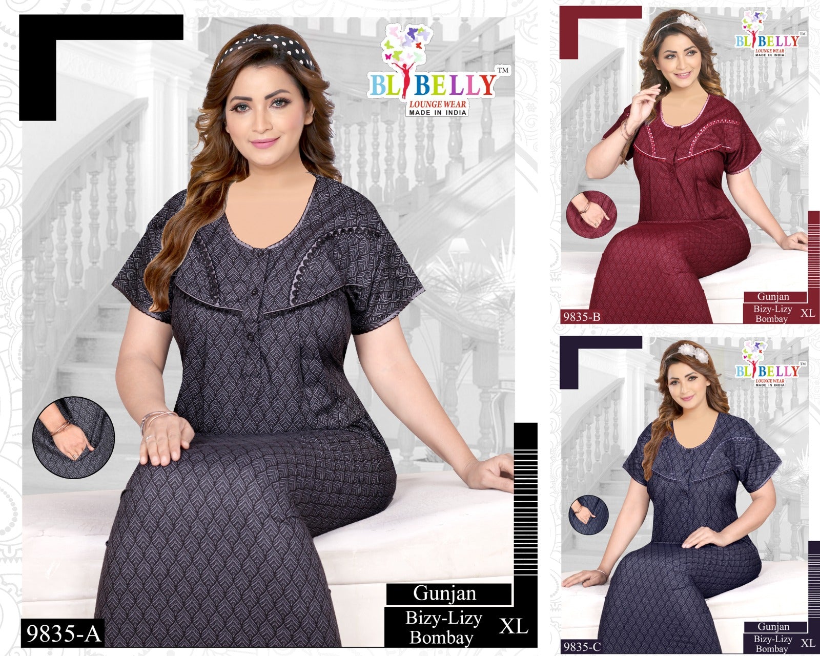 Gunjan Belly Bombay Night Gowns Wholesale