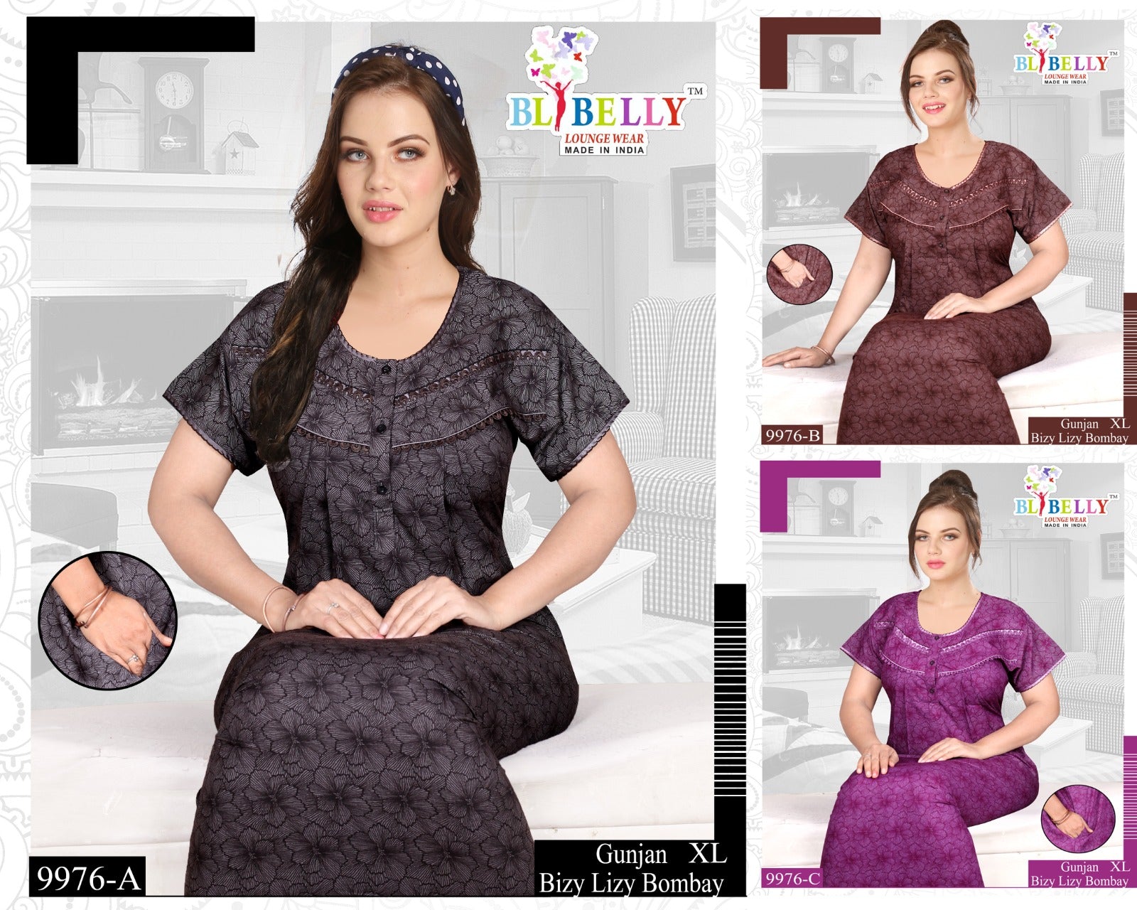 Gunjan Belly Bombay Night Gowns Wholesale