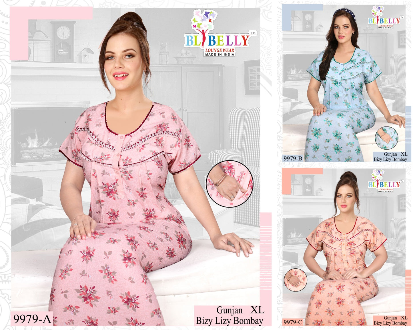Gunjan Belly Bombay Night Gowns Wholesale