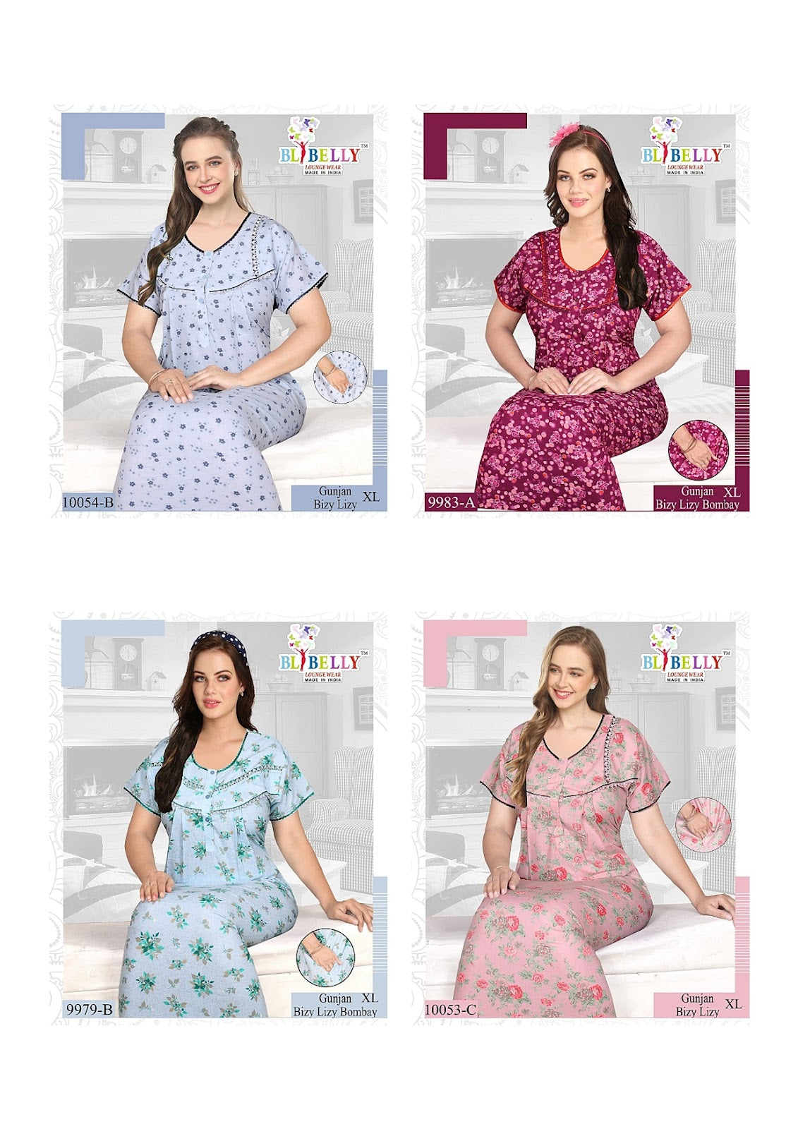 Gunjan Bizy Lizy Belly Bombay Night Gowns Manufacturer