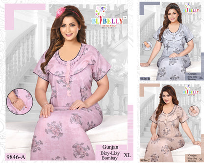 Gunjan Lizy Bizy Belly Night Gowns Wholesaler