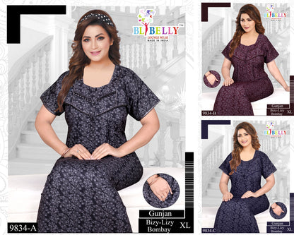 Gunjan Lizy Bizy Belly Night Gowns Wholesaler