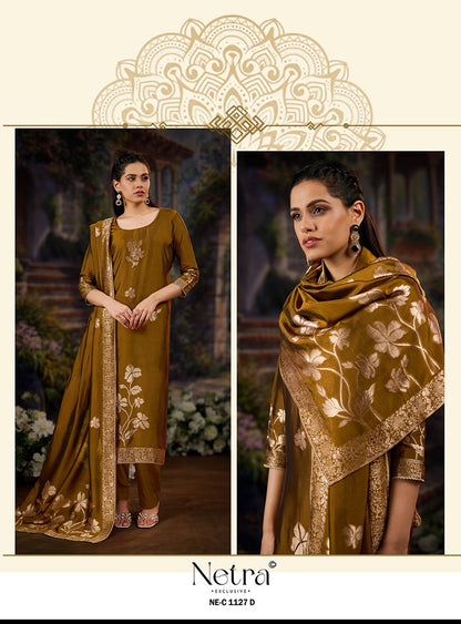 Gunjan Netra Premium Viscose Pant Style Suits Exporter India