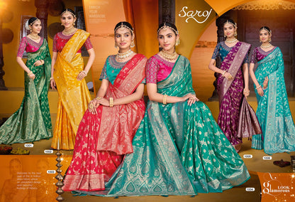 Gunjan Silk Saroski Vol 1 Saroj Sarees Manufacturer