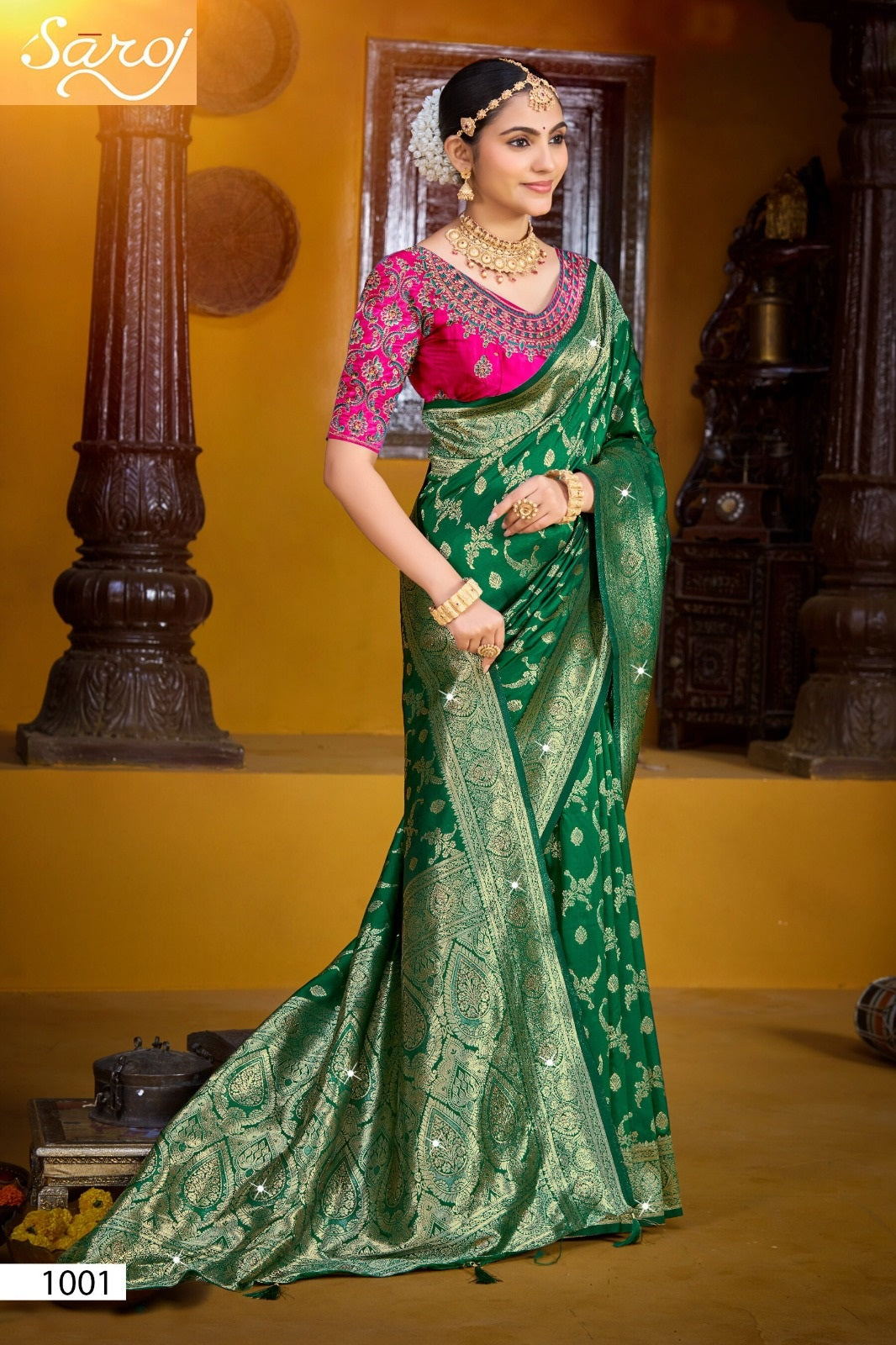 Gunjan Silk Saroski Vol 1 Saroj Sarees Manufacturer