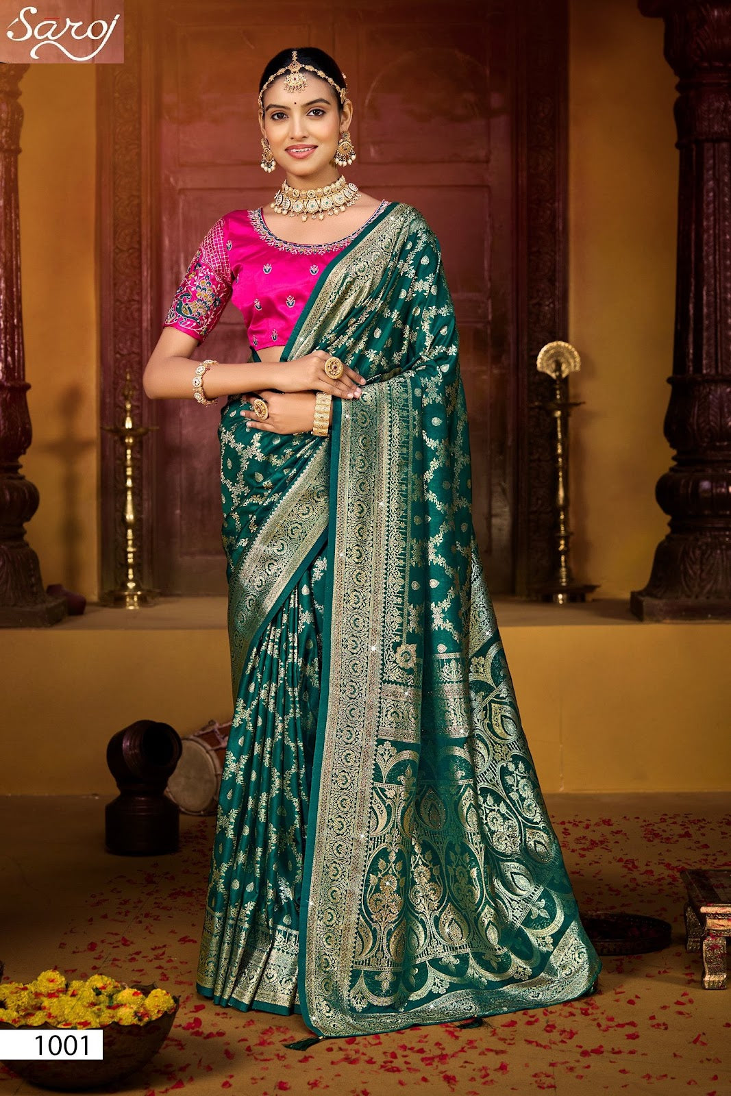 Gunjan Silk Saroski Vol 6 Saroj Sarees Wholesale Price