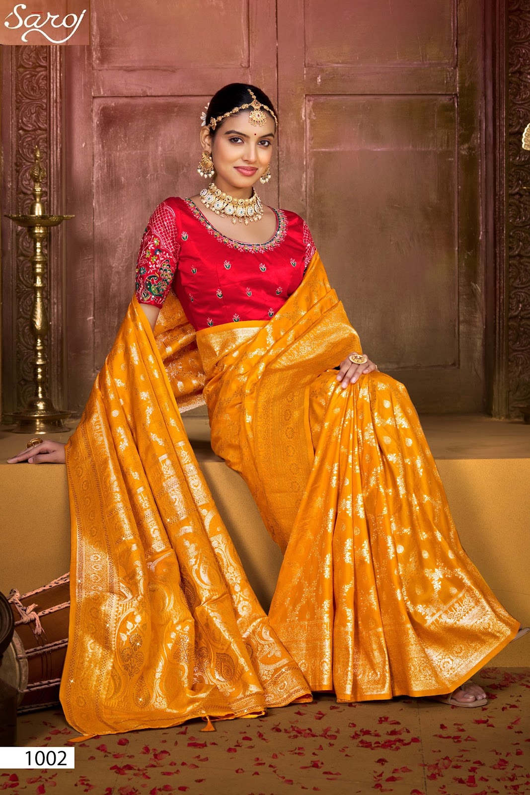 Gunjan Silk Saroski Vol 6 Saroj Sarees Wholesale Price