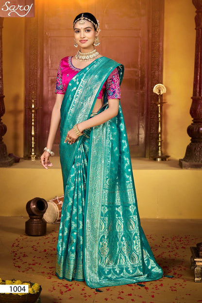 Gunjan Silk Saroski Vol 6 Saroj Sarees Wholesale Price