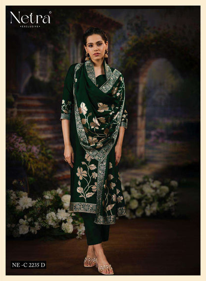 Gunjan Vol 2 Netra Woven Silk Pant Style Suits Wholesale