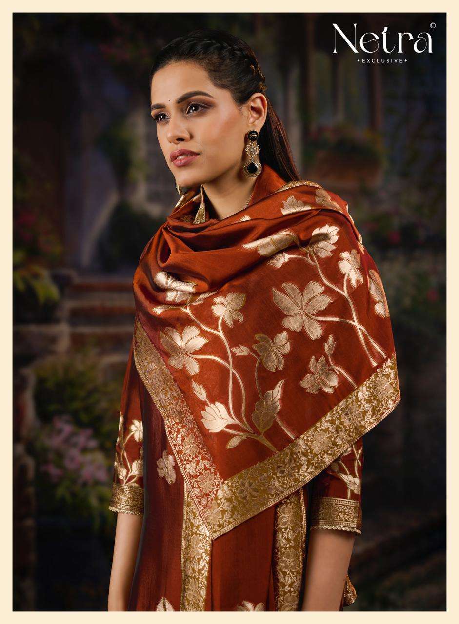 Gunjan Vol 2 Netra Woven Silk Pant Style Suits Wholesale