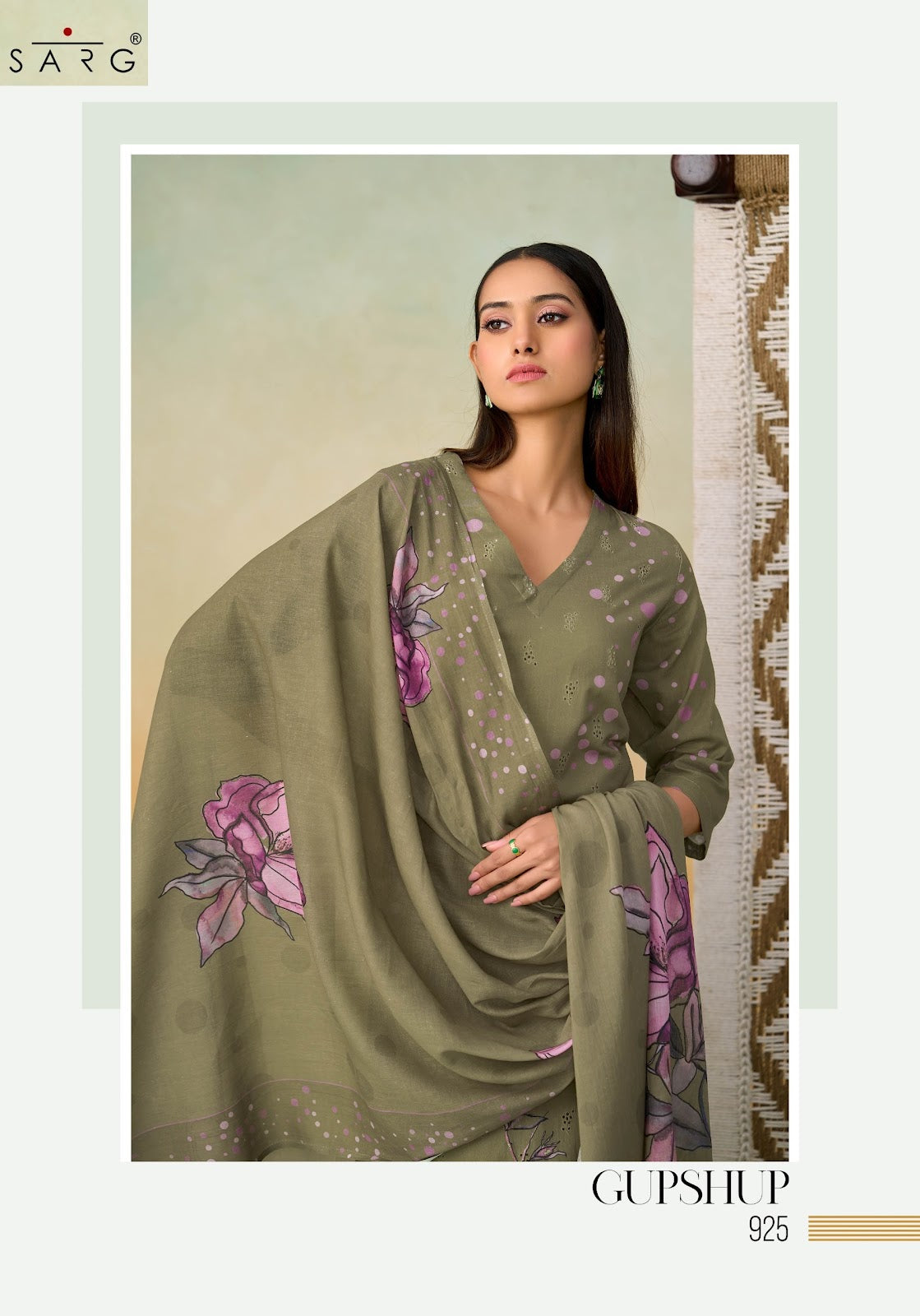 Gupshup Sarg Cotton Pant Style Suits Manufacturer Ahmedabad