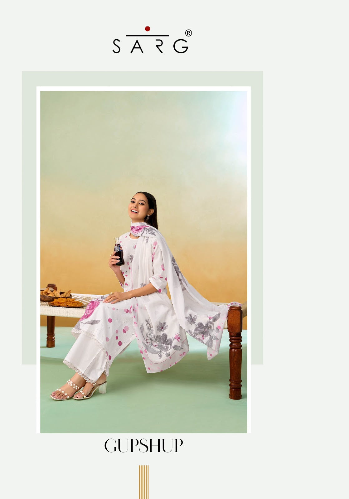Gupshup Sarg Cotton Pant Style Suits Manufacturer Ahmedabad