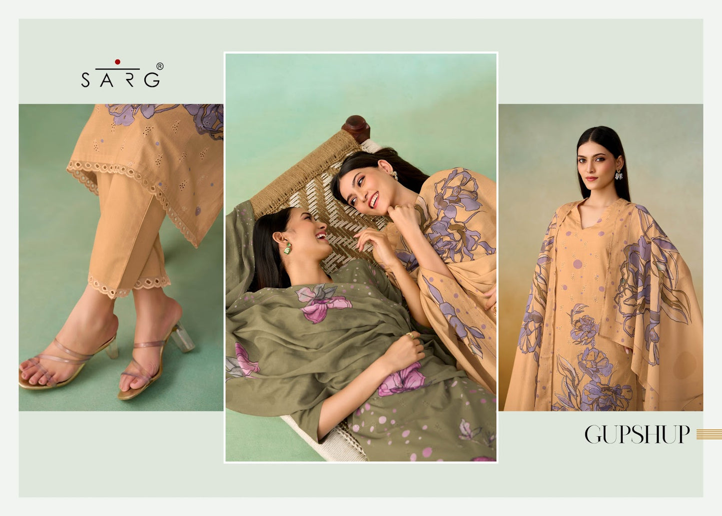 Gupshup Sarg Cotton Pant Style Suits Manufacturer Ahmedabad