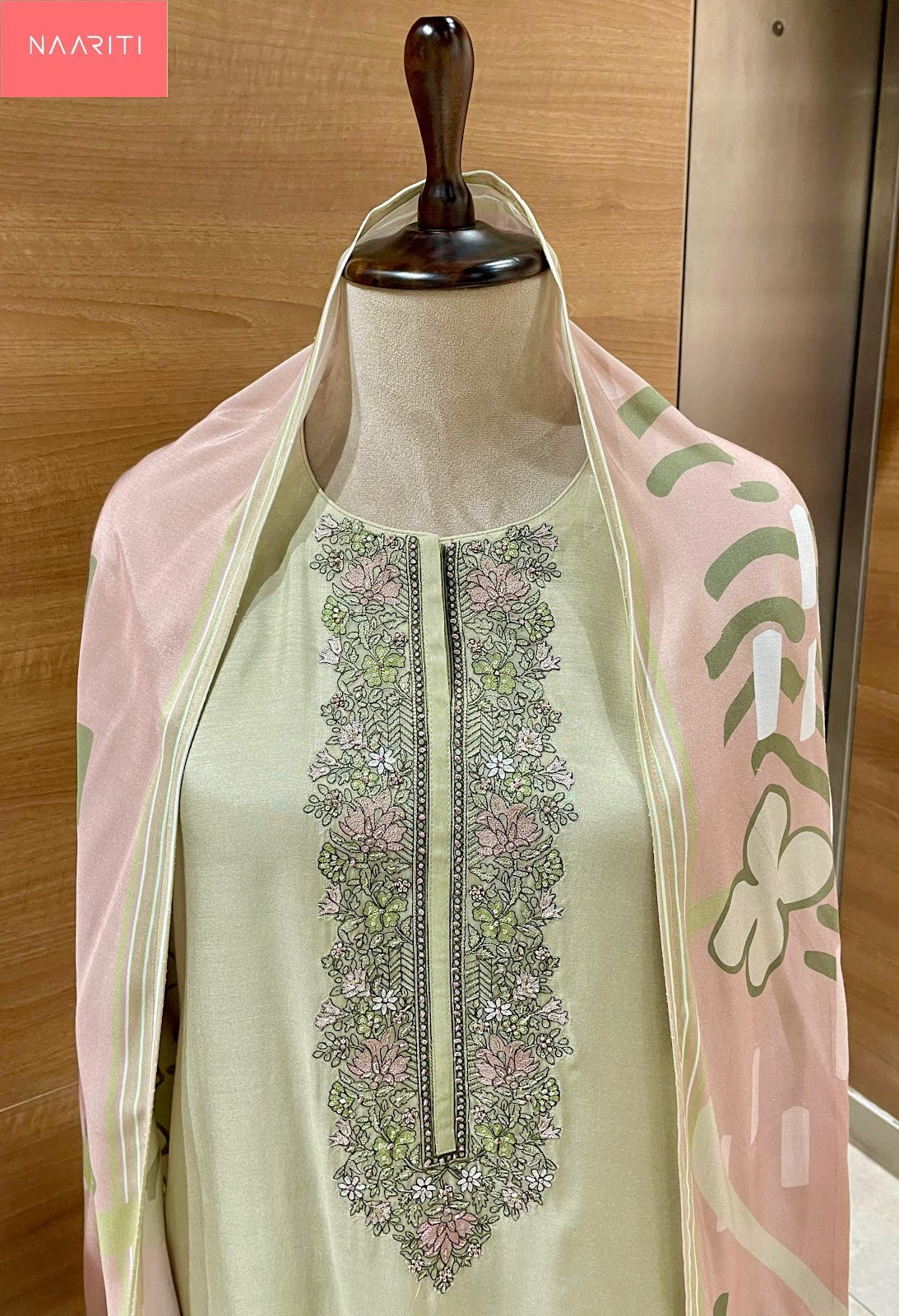 Gurfeen Naariti Muslin Pant Style Suits Exporter India