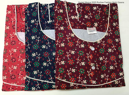 Gurjari Megya 2025 Ruchee Fashion Night Gowns Wholesaler Gujarat