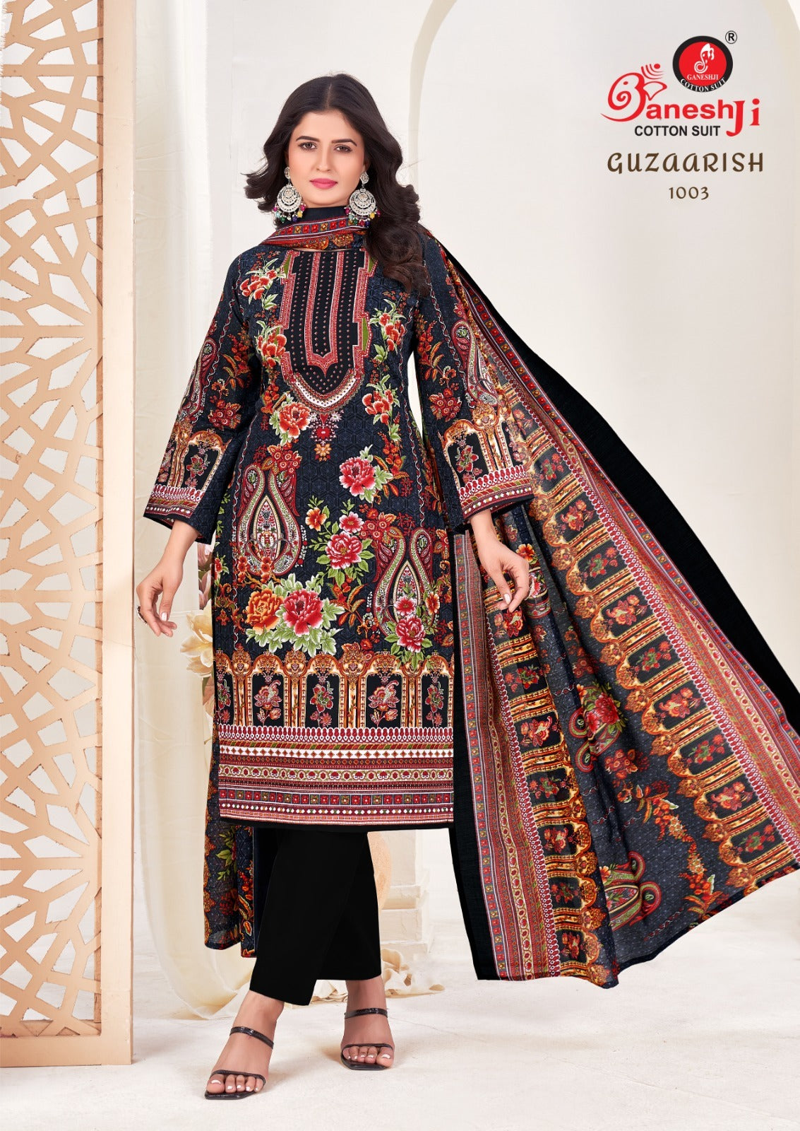 Guzaarish Vol 1 Ganeshji Cotton Karachi Salwar Suits Exporter Ahmedabad