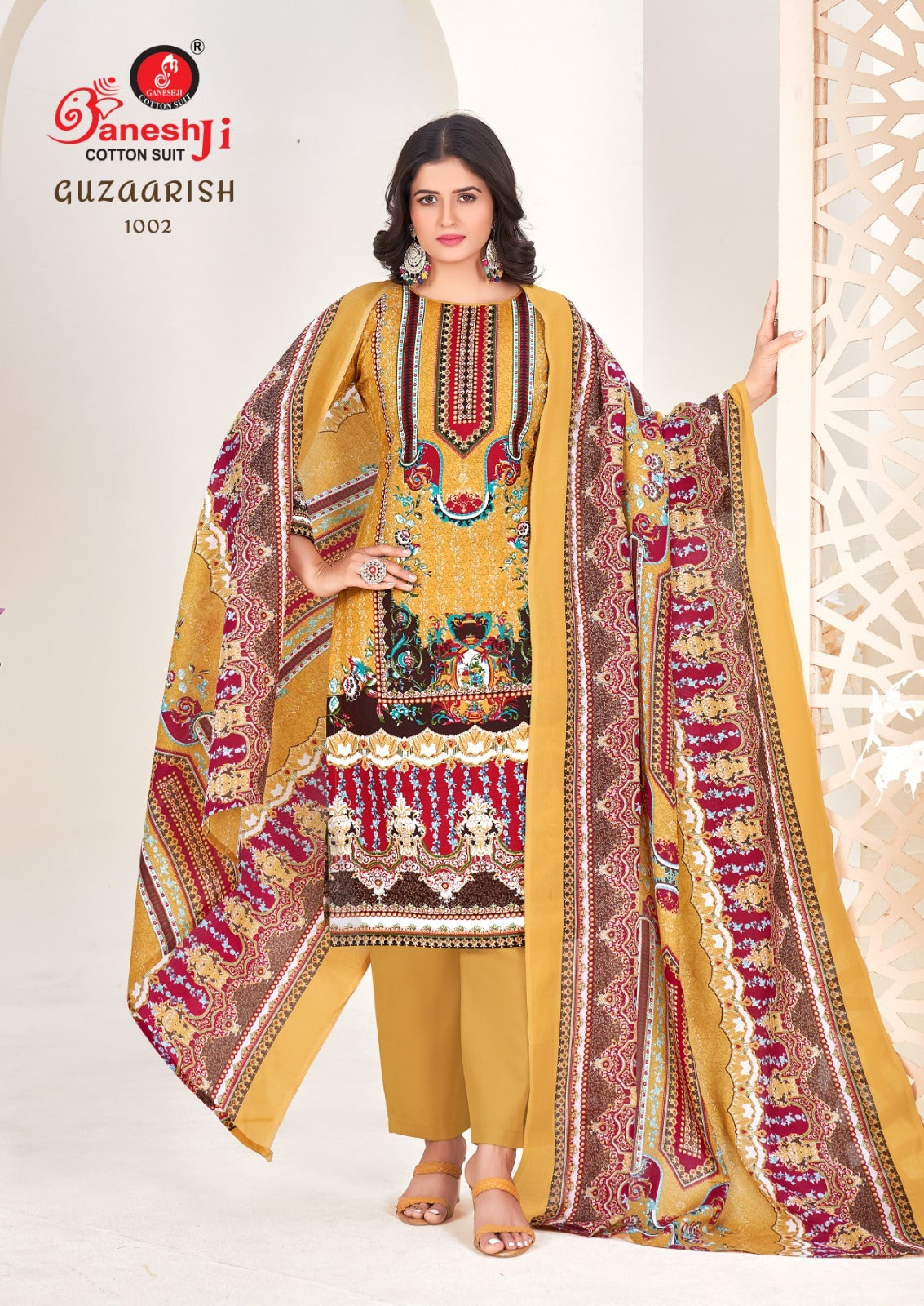 Guzaarish Vol 1 Ganeshji Cotton Karachi Salwar Suits Exporter Ahmedabad