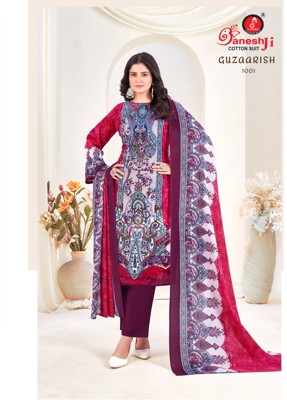 Guzaarish Vol 1 Ganeshji Cotton Karachi Salwar Suits Exporter Ahmedabad