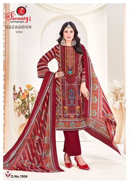 Guzaarish Vol 1 Ganeshji Cotton Karachi Salwar Suits Exporter Ahmedabad