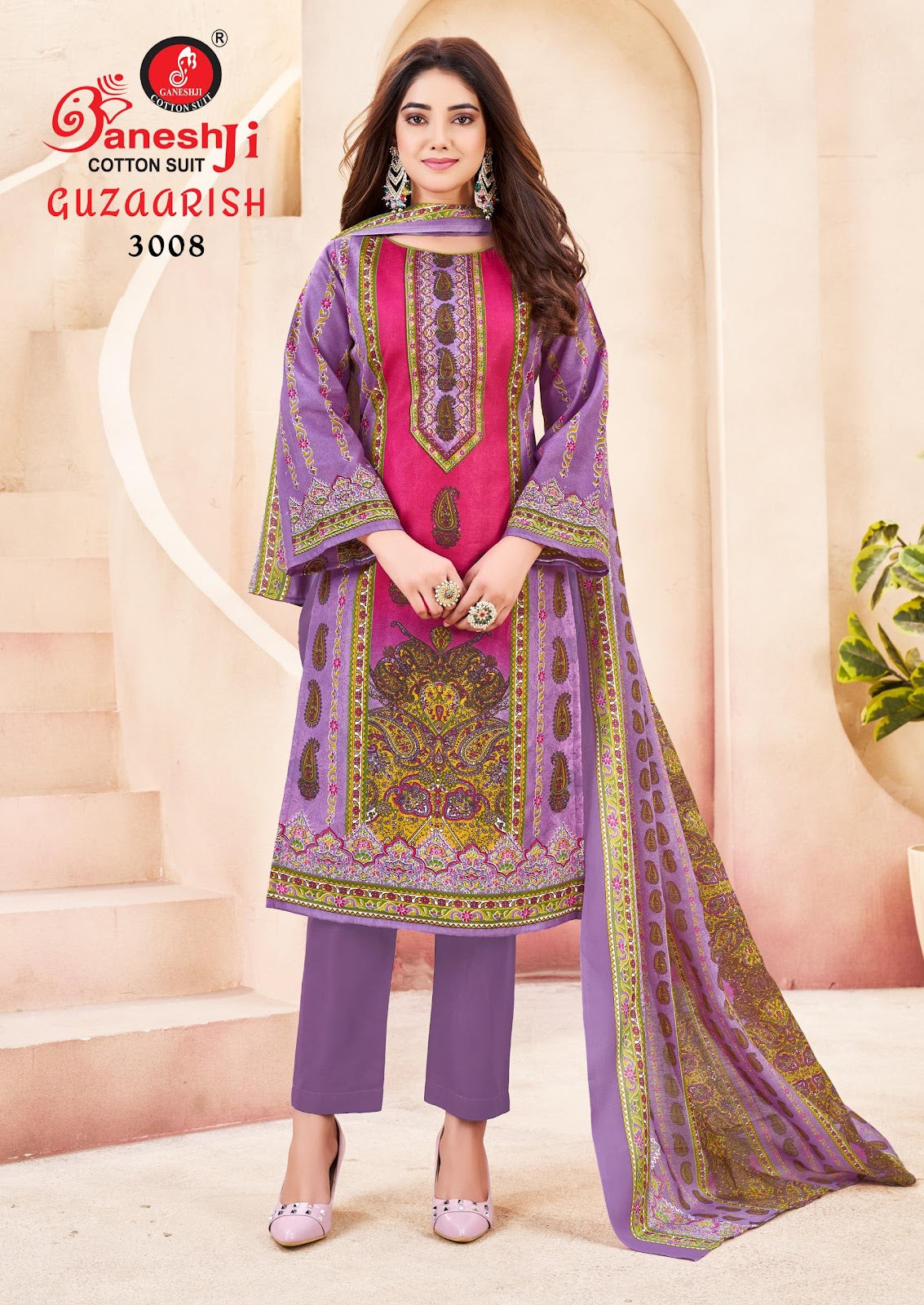 Guzaarish Vol 3 Ganeshji Soft Cotton Karachi Salwar Suits Wholesale Price