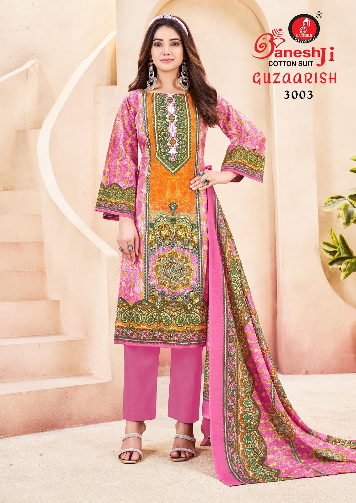 Guzaarish Vol 3 Ganeshji Soft Cotton Karachi Salwar Suits Wholesale Price